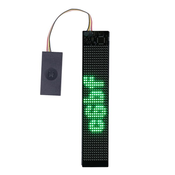 LED Matrix Panel Grön Programmerbar Flexibel Scrollande LED-skylt för Butik Bil Bar Hotell