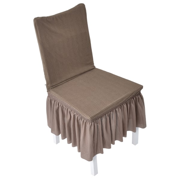 Stolsöverdrag Elegant Stil Hög Elasticitet Glansig Känsla Bred Användning Hållbar Polyesterfiber Spandex Stolsöverdrag Typ A