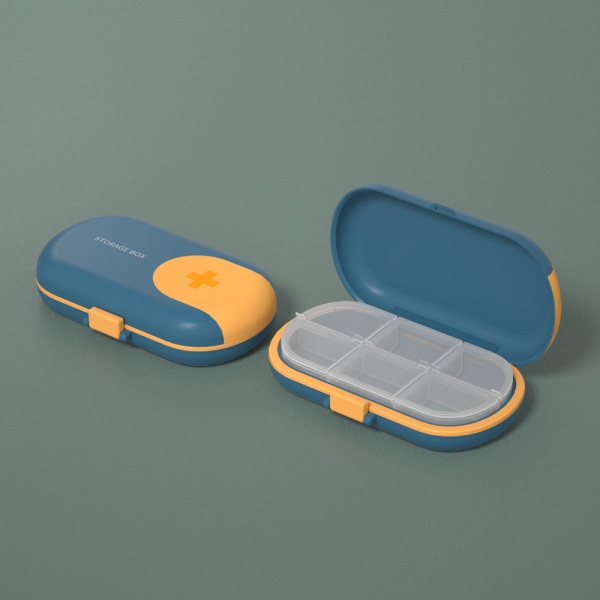 Pill Box, Fack Container Organizer, Pill Box Travel
