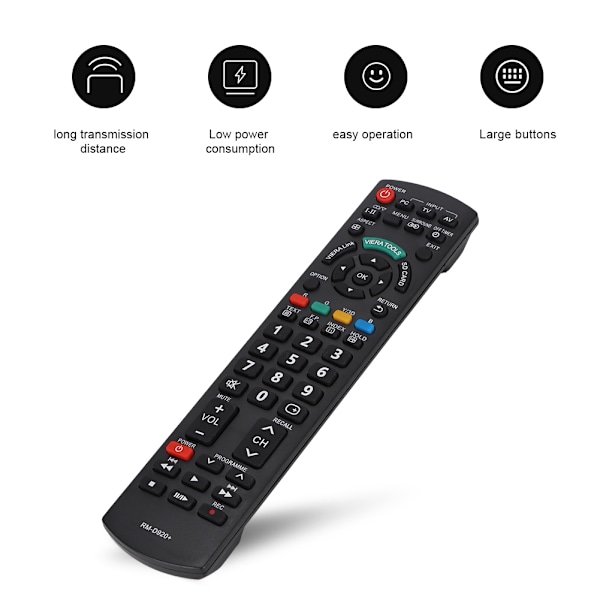 Smart TV Fjärrkontroll för Panasonic N2QAYB000487 N2QAYB000572 EUR7628030 EUR7628010