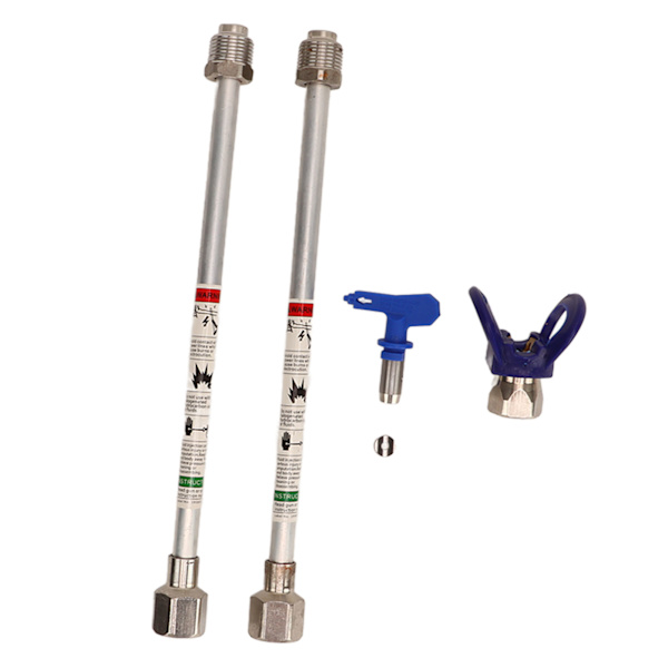 2PCS Sprayförlängningsstång G7/8 14 Rostfritt Stål Spraymunstycke Förlängningsstång Ersättning för Hem Silver