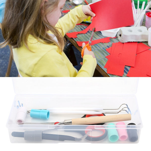 13-delars hantverksverktygssats grundläggande verktyg för ogräsrensning av vinyl, scrapbooking, prägling