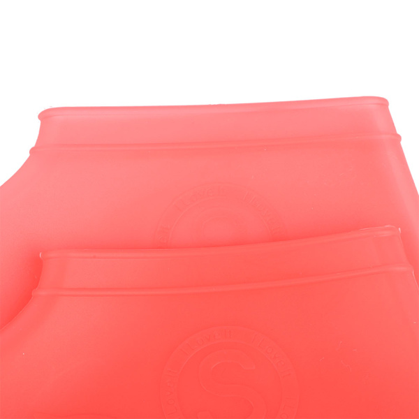 Silica Gel Anti Slip Regn Vattentät Återanvändbar Ren Vandringsskoöverdrag Stövlelskydd (Röd)