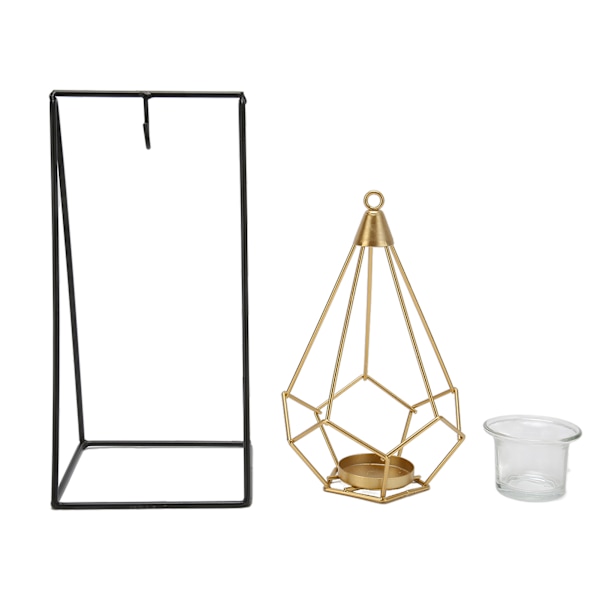 Tealight-ljusstakar antika hängande geometriska tealight-ljusstakar för heminredning