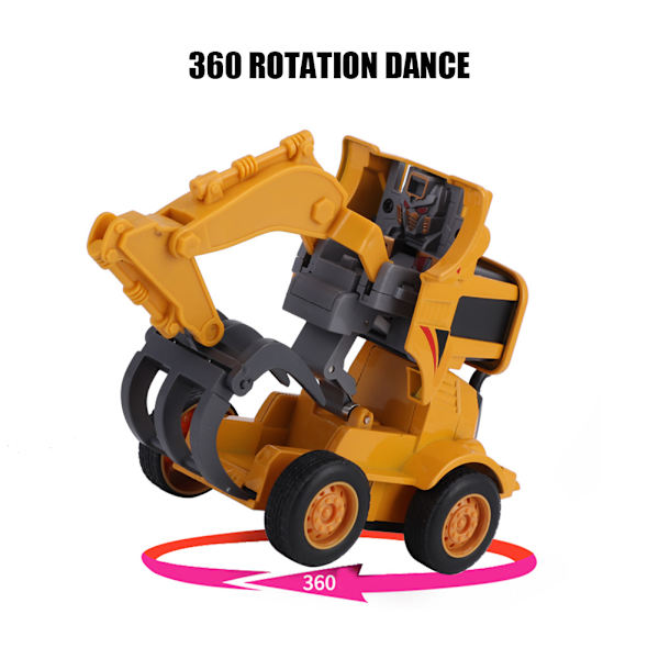 Alloy Engineering Vehicle Model 360 Graders Rotation Barnbil Modell Leksak Skrot Hanterare