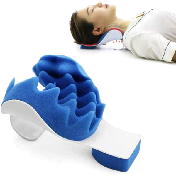 Kiropraktisk kudde avslappnande nacke och axel, nackmassage
