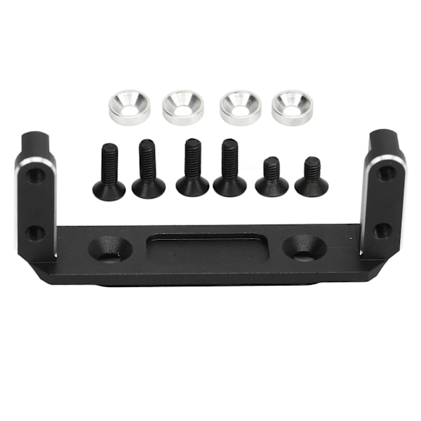 RC-bilservofäste i aluminiumlegering, servofäste för Capra UTB10 1/10 RC-bandvagnsuppgraderingstillbehör, svart