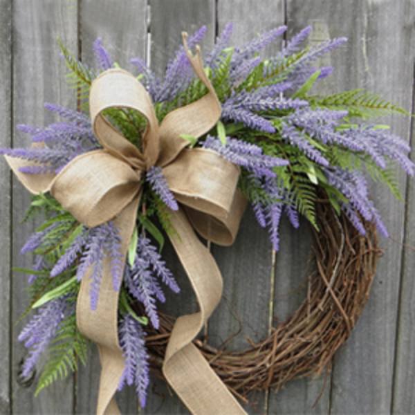 4 st konstgjorda blommor flockade plast lavendel bunt falska växter Bröllop träns bukett inomhus utomhus hem kök kontor bord mittpunkter