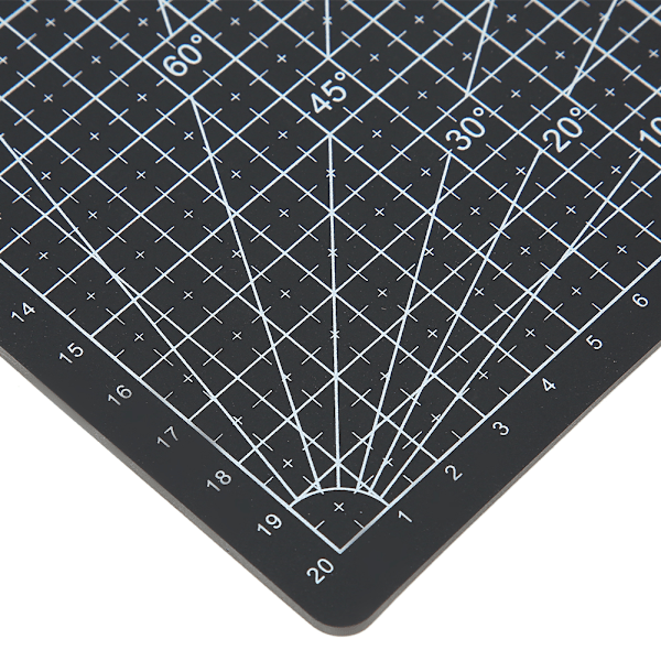 3 st skärmatta A4 svart modell skärmaskin papper gummi stämpel gravyr skala bräda