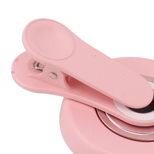 Telefonkamera 15X makroobjektiv med miniklämma ringljus 2800 till 6500K telefonring fyllningsljusobjektiv för fotografering videoinspelning rosa