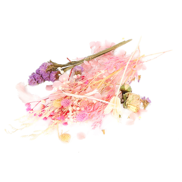 Torkade blommor färgglad doftande blombukett gör material hantverk tillbehör