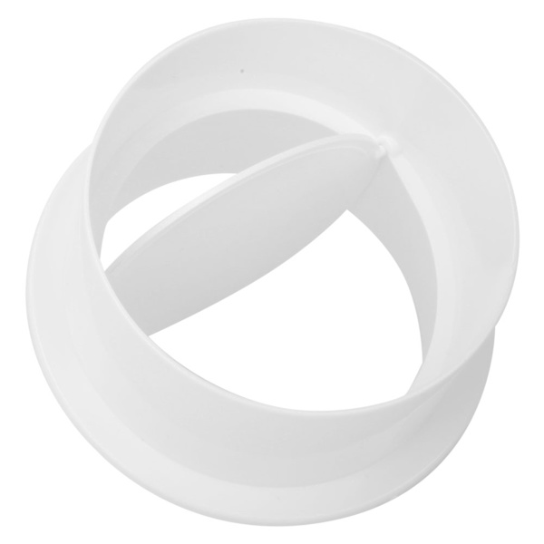 4in Back Draft Damper ABS Plasttillbehör för Extractor Fan Vent Back Draught Shutter