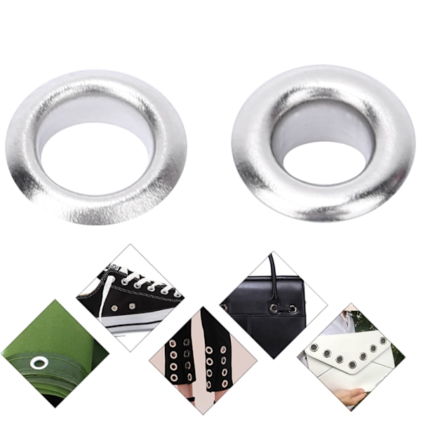 Rostbeständiga Silverfärgade Metallnitar, Lättinstallerade Läderhantverkstillbehör För Dina DIY Scrapbook- och Modeprojekt