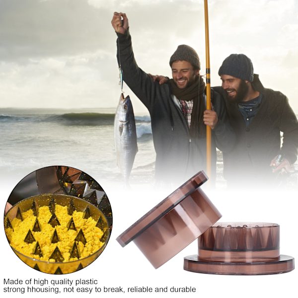 Pellets Bait Crusher Boilie Grinder Box Fiskeutrustning Bärbar Foderverktyg