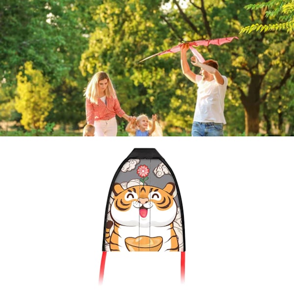Barnens tumutkastningsdrake tumutkastningsdrake liten rolig utomhussportspel födelsedagspresenter tiger