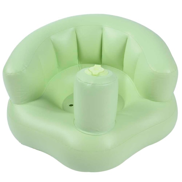 Baby Inbyggd Pump Badstol Uppblåsbar Stol Soffa Lek Barn (grön)