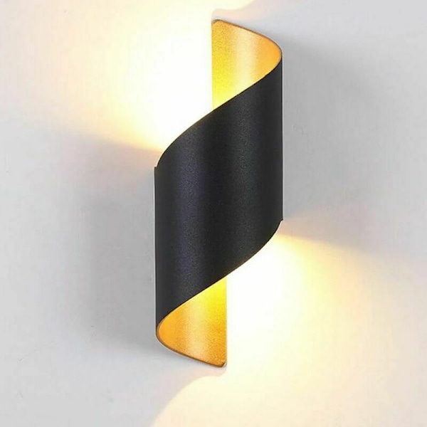 Dekorativa LED Vägglampor, Postmodern Unik LED Vägglampa för Vardagsrum och Hallar, Varmvitt Ljus Förhöjer Atmosfären