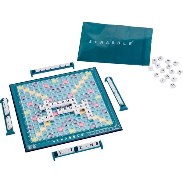 Schackspel för utomhusbruk - Engelsk Scrabble-schack [Miljövänlig värmekrympförpackning] 229g