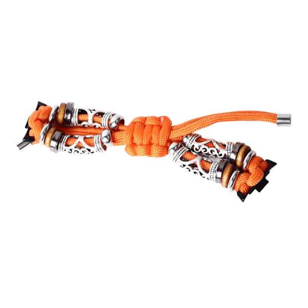 Flätat Klockarmband Unikt Handvävt Slitstarkt Etniskt Klockarmband för Xiaomi 8 Pro Orange