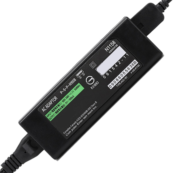 Bärbar för PSP GO nätadapter snabbladdning DC 5V/1500mA laddare 50/60Hz(EU 100-240V)