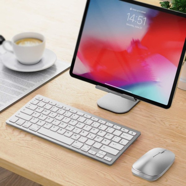Kan ladda Bluetooth tangentbord för iPad/MacBook