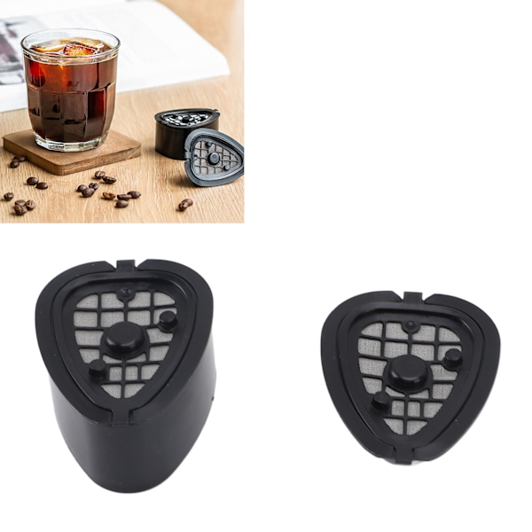Kaffekapsel Filter PP Finfiltrering Multifunktionell Återanvändbar Kapsel Pod för ST 9662 62