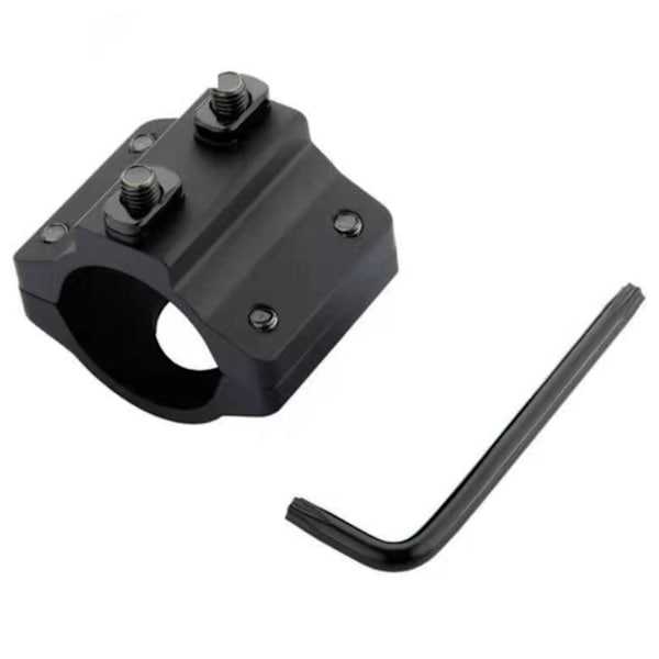 25,4 mm Mlok Offset-fäste för ficklampa, ringfäste för Mlok-skenor, ficklampshållare i aluminiumlegering