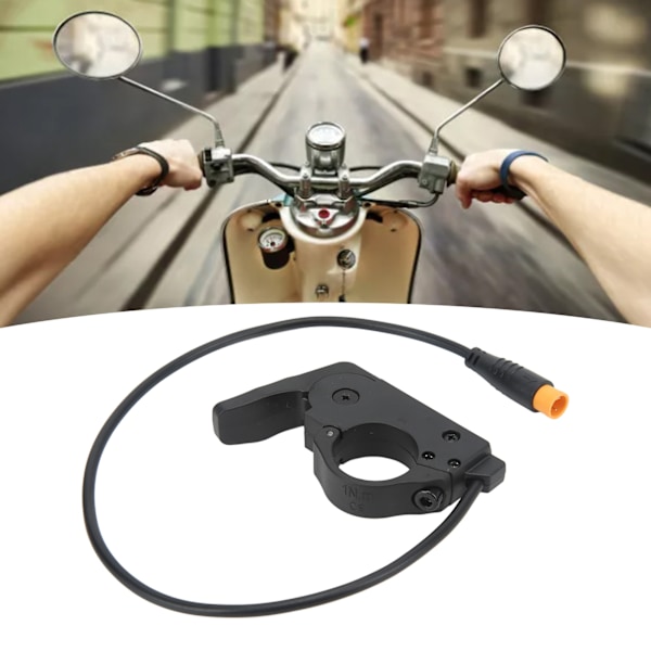 Elektrisk cykel tumgas vänster höger allmän vattentät känslig hastighetskontroll fingergas för för skoter