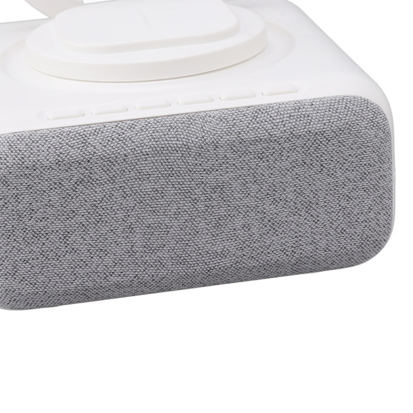 Bluetooth-högtalare väckarklocka USB Bluetooth-högtalare med digital väckarklocka trådlös laddare FM-klockradio sänglampa