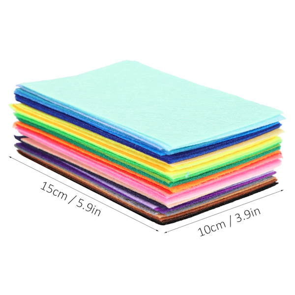 10 x 15 cm / 3,9 x 5,9 tum vävt tyg DIY hantverk konst sömnad hushåll hantverk gör tyg 40 färger
