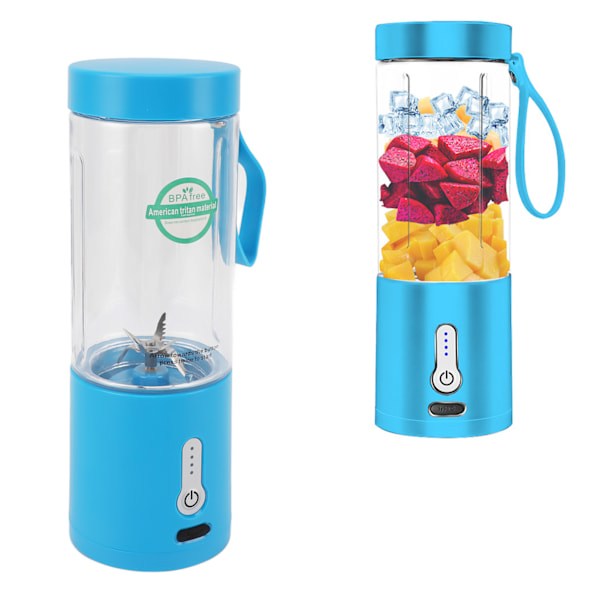 530ml Elektrisk Juicepress USB Elektrisk Juicepress Blender Portabel Blender Kopp för Hushåll Kontor Camping