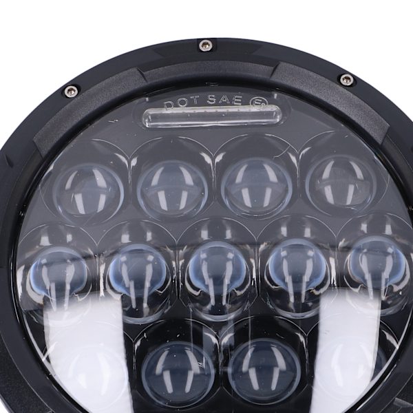 7 tum 12V LED Motorcykelstrålkastare 6000K 3000LM Vattentät Strålkastare Universal Passform för Jeep Wrangler