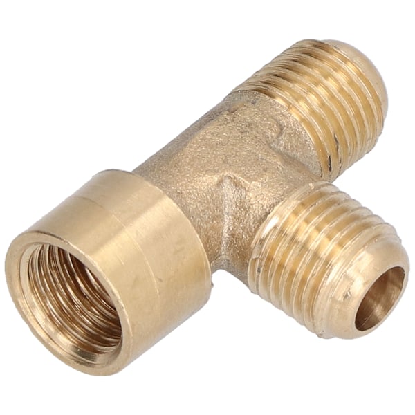 3-vägsadapter Mässing Extern gängad Splice Joint Fitting Pneumatiska tillbehör