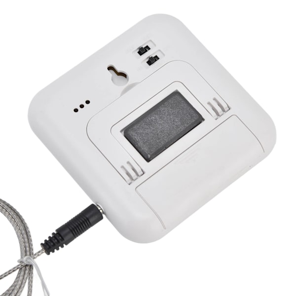 Kötttermometer Smart 3 knappar Digital LED-display Multifunktionell Ugns Termometer med Sond för Matlagning Bakning BBQ Vit