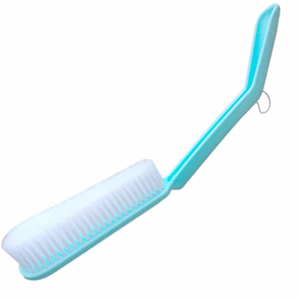 Brosse de douche pour le corps de bain, épurateur de dos de douche doux avec brosse pour le corps à poignée longue et antidérapante incurvée