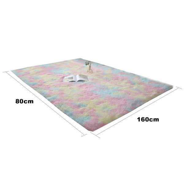 Matta Vardagsrum Super Mjuk Shaggy Matta Fluffig 80*160cm