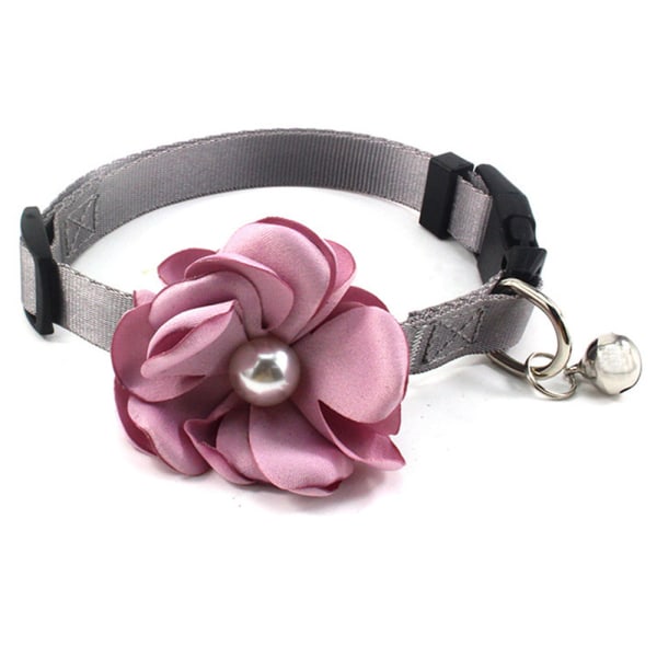 Geranium blomma katt hund krage fluga - Nylon hund halsband