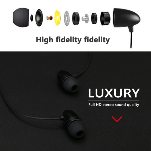 Bluetooth hörlurar Bluetooth 4.0 Wireless Neck Headset Med