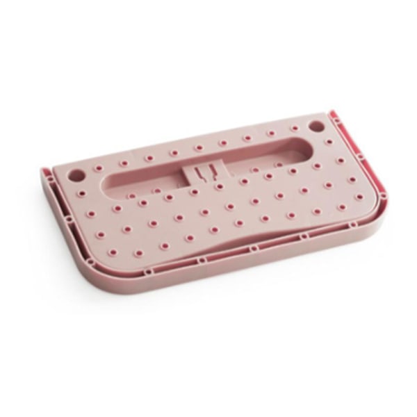 Elegant väggmonterad skoförvaring, platsbesparande design, hängande skohylla i plast med kreativ hopfällbar organizer för dörrmontering
