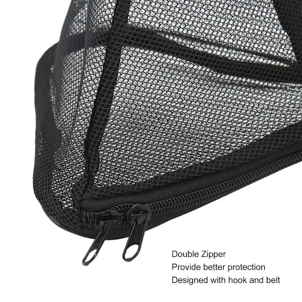 Camping Torkställ Utomhus Hängande Triangulär Förvaringsnät Mesh Organizer för Bestick Mat Grönsaker S 5.9in
