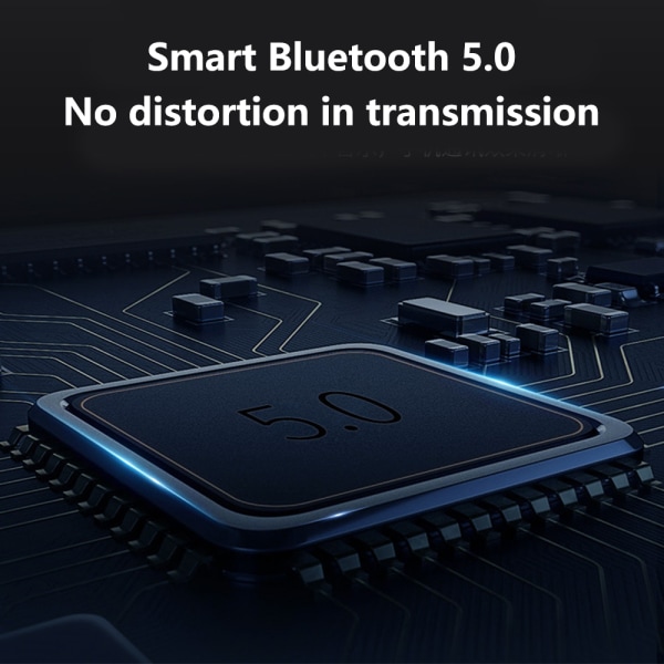 Bluetooth FM-sändare Car 5.0, Dubbla USB -portar QC3.0/2.4A Bil