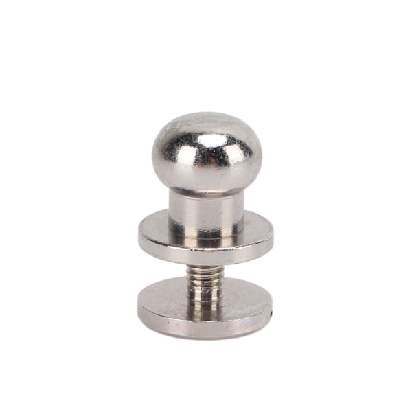 20 set mässingsnitar silver slitstyrka DIY-projekttillbehör för bälteshandväskor 10x8mm