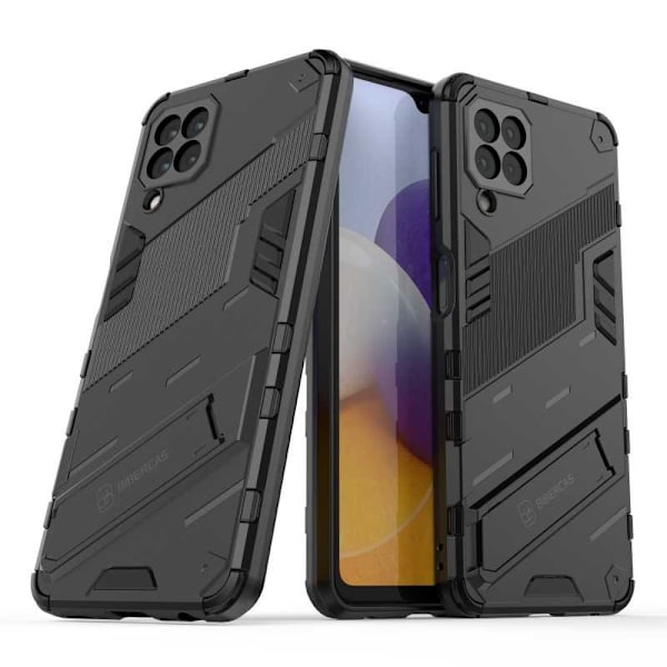 Samsung A22 4G Stöttåligt Skal med Kickstand ThinArmor V2 Svart