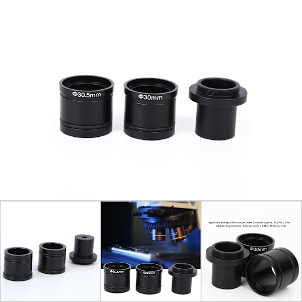 Digital Mikroskopkamera C-Mount Adapterlins CCD-kameragreppssnittsadapter Tillbehör