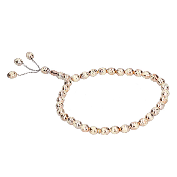 Muslimiska bönepärlor i ljusa färger, iögonfallande, fin textur, bekvämt grepp, Tasbih bönepärlor, beige