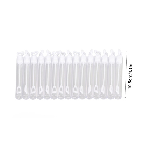 50 st bubbelpinnar transparent utseende läckagesäker lätta bubbelpinnar bulk för bröllop fest årsdagar