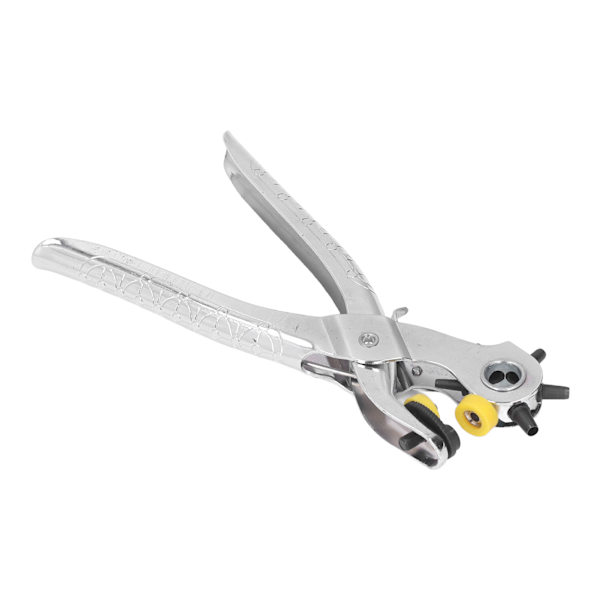 8 tum bälteshålsslag i rostfritt stål, robust, hållbar, ergonomisk design, ansträngningsbesparande värmebehandling, läderhålslag