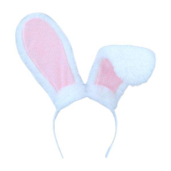 Plysch Bunny Ears Pannband Dam Kanin Hårband Party Kostym