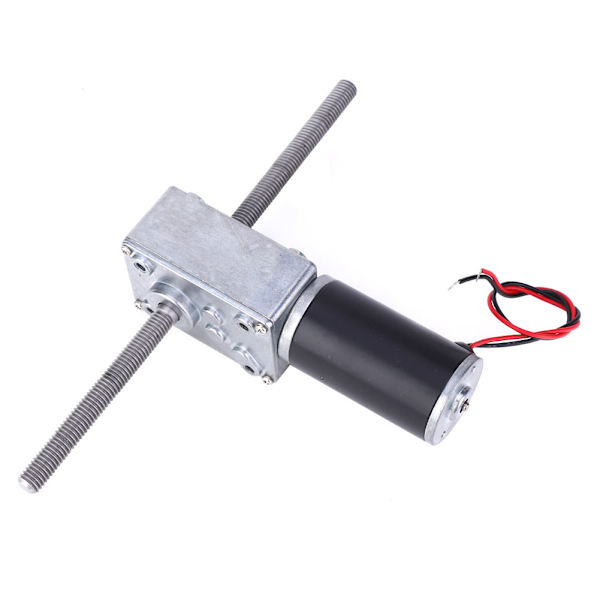 12V Dubbelaxel Metallväxellåda Turbo Maskväxel Reduceringsväxelmotor M8 Tråd500