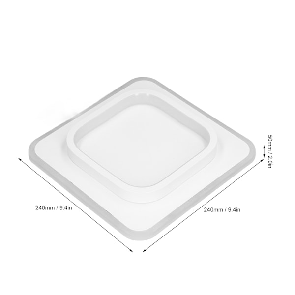 LED-taklampa Kvadrat 20W Taklampa Vägglampa Gånglampa 85‑265V för Sovrum Vardagsrum Korridor Vitt Varm Ljus